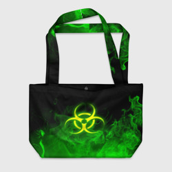Пляжная сумка 3D Biohazard