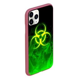 Чехол для iPhone 11 Pro Max матовый Biohazard - фото 2