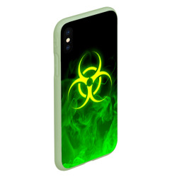 Чехол для iPhone XS Max матовый Biohazard - фото 2