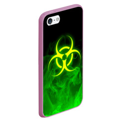 Чехол для iPhone 5/5S матовый Biohazard - фото 2