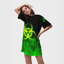 Платье-футболка 3D Biohazard - фото 2