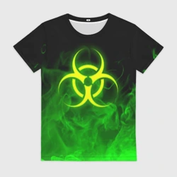 Женская футболка 3D Biohazard