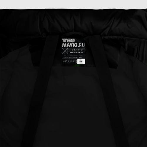 Мужская зимняя куртка 3D Biohazard, цвет черный - фото 7
