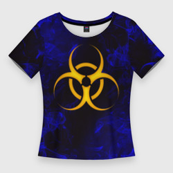 Женская футболка 3D Slim Biohazard