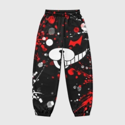Женские джоггеры оверсайз 3D Монокума в брызгах