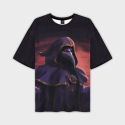 Мужская футболка oversize 3D Культист-лунатик Lunatic Cultist