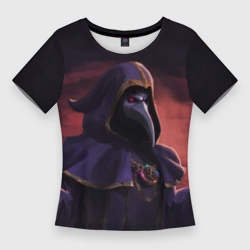 Женская футболка 3D Slim Культист-лунатик Lunatic Cultist