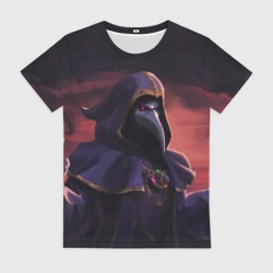 Женская футболка 3D Культист-лунатик Lunatic Cultist