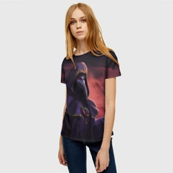 Женская футболка 3D Культист-лунатик Lunatic Cultist - фото 2