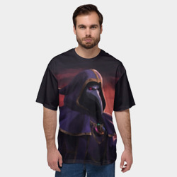 Мужская футболка oversize 3D Культист-лунатик Lunatic Cultist - фото 2