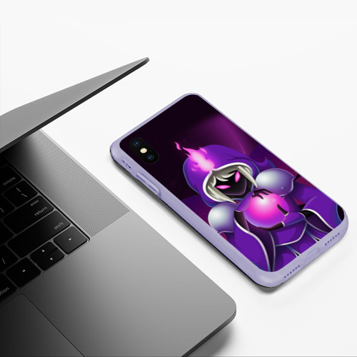 Чехол для iPhone XS Max матовый Terraria, цвет светло-сиреневый - фото 5