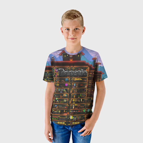 Детская футболка 3D TERRARIA, цвет 3D печать - фото 3