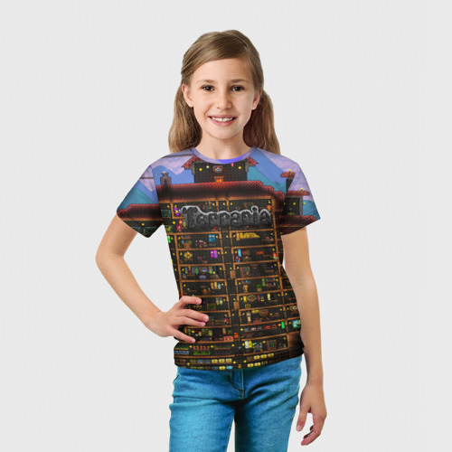 Детская футболка 3D TERRARIA, цвет 3D печать - фото 5