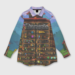 Мужская рубашка oversize 3D Terraria