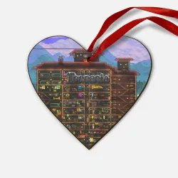 Деревянная игрушка Сердце Terraria