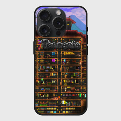 Чехол силиконовый для Apple iPhone 15 Pro матовый Terraria