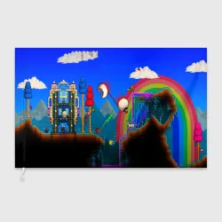 Флаг 3D Terraria game
