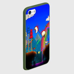 Чехол для iPhone 5/5S матовый Terraria game - фото 2