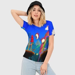 Женская футболка 3D Slim Terraria game - фото 2