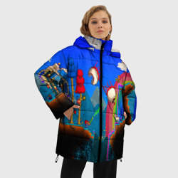 Женская зимняя куртка Oversize Terraria game - фото 2