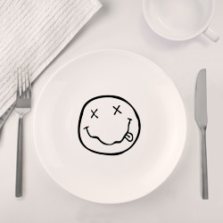 Набор: тарелка + кружка Nirvana + на спине - фото 2