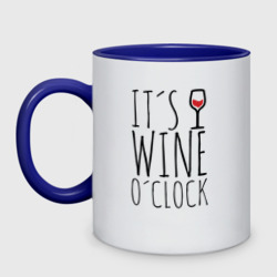 Кружка двухцветная Wine O'clock