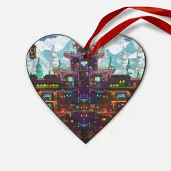 Деревянная игрушка Сердце Terraria
