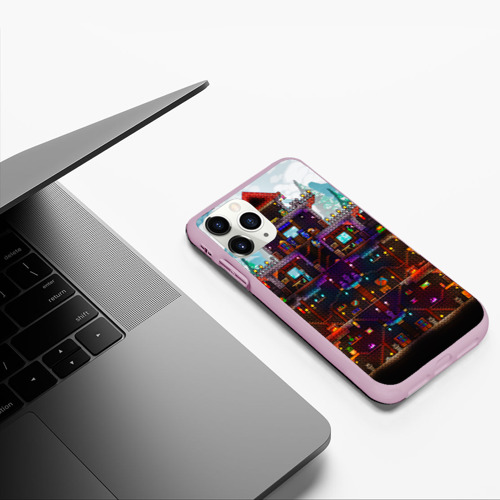 Чехол для iPhone 11 Pro матовый Terraria, цвет розовый - фото 5