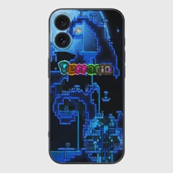 Чехол для iPhone 16 силиконовый с защитой камеры Terraria