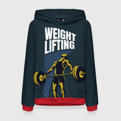 Женская толстовка 3D Wheight lifting