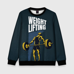 Детский свитшот 3D Wheight lifting