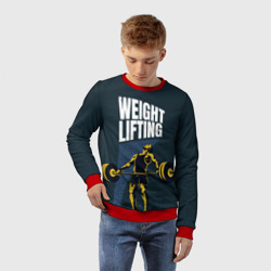 Детский свитшот 3D Wheight lifting - фото 2