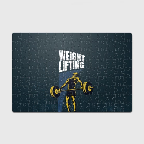 Головоломка Пазл магнитный 126 элементов Wheight lifting