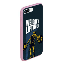 Чехол для iPhone 7Plus/8 Plus матовый Wheight lifting - фото 2