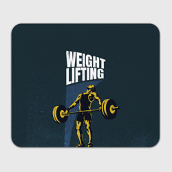 Прямоугольный коврик для мышки Wheight lifting