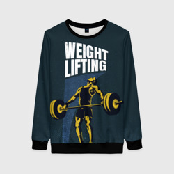 Женский свитшот 3D Wheight lifting