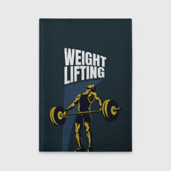 Обложка для автодокументов Wheight lifting