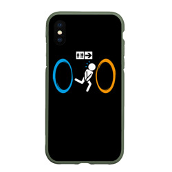 Чехол для iPhone XS Max матовый Portal WC