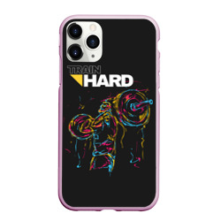 Чехол для iPhone 11 Pro Max матовый Train hard