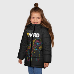 Зимняя куртка для девочек 3D Train hard - фото 2