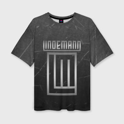 Женская футболка oversize 3D LINDEMANN