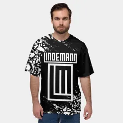 Мужская футболка oversize 3D LINDEMANN - фото 2