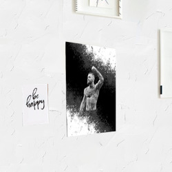 Постер с принтом Conor McGregor Конор МакГрегор для любого человека, вид спереди №3. Цвет основы: белый