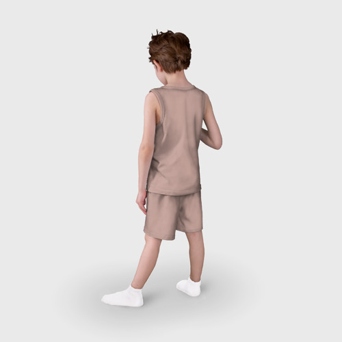 Детская пижама с шортами хлопок Conor McGregor Конор МакГрегор, цвет пыльно-розовый - фото 4