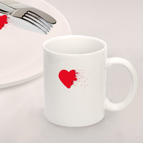 Набор: тарелка + кружка Сердце - фото 2