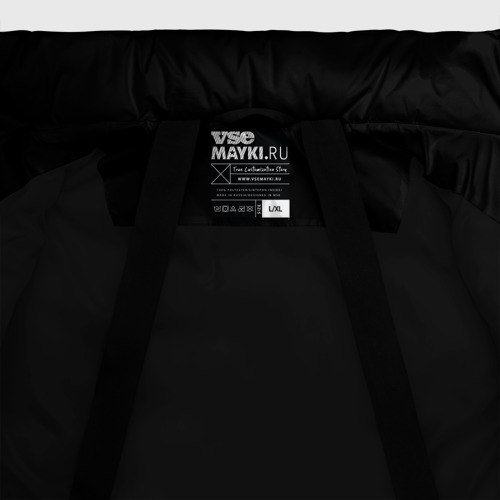 Мужская зимняя куртка 3D WWE, цвет черный - фото 7