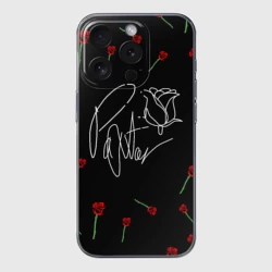 Чехол для iPhone 15 Pro Max силиконовый с защитой камеры Payton Moormeier - Tiktok