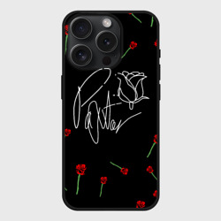 Чехол силиконовый для Apple iPhone 15 Pro матовый Payton Moormeier - Tiktok