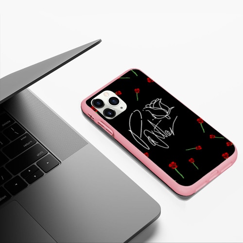 Чехол для iPhone 11 Pro Max матовый Payton Moormeier - Tiktok, цвет баблгам - фото 5