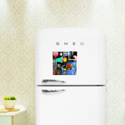 Магнитный плакат 3Х3 Terraria все персонажи паттерн-коллаж пиксели - фото 2